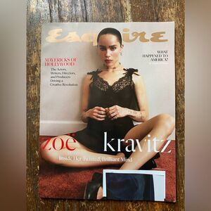 Esquire Magazine Sept 2024 Zoe Kravitz Cover